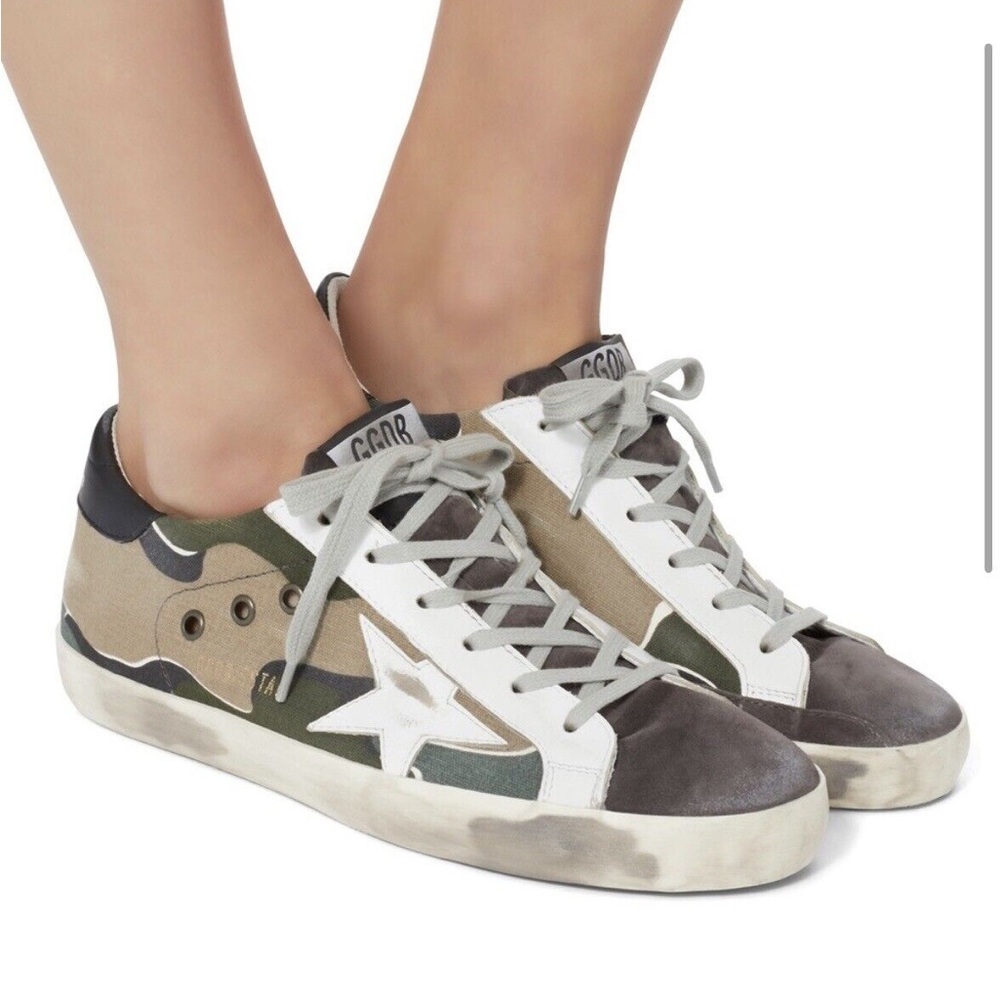 Golden goose camo sneakers